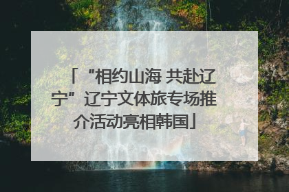 “相约山海 共赴辽宁”辽宁文体旅专场推介活动亮相韩国