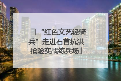 “红色文艺轻骑兵”走进石首抗洪抢险实战练兵场