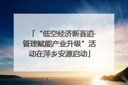 “低空经济新赛道·管理赋能产业升级”活动在萍乡安源启动