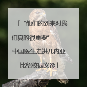 “他们的到来对我们真的很重要”——中国医生走进几内亚比绍校园义诊