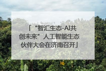 “智汇生态-AI共创未来”人工智能生态伙伴大会在济南召开