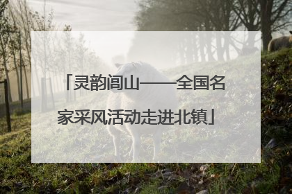 灵韵闾山——全国名家采风活动走进北镇
