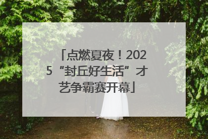 点燃夏夜！2025“封丘好生活”才艺争霸赛开幕