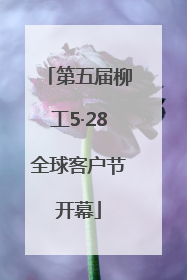 第五届柳工5·28全球客户节开幕