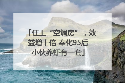 住上“空调房”，效益增十倍 奉化95后小伙养虾有一套