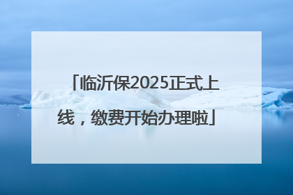 临沂保2025正式上线，缴费开始办理啦
