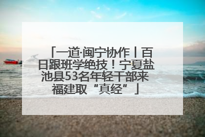 一道·闽宁协作丨百日跟班学绝技！宁夏盐池县53名年轻干部来福建取“真经”