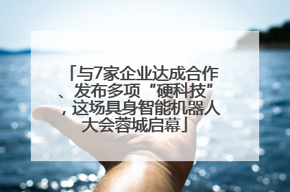 与7家企业达成合作、发布多项“硬科技”，这场具身智能机器人大会蓉城启幕