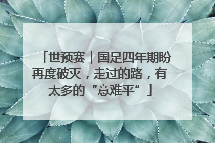 世预赛｜国足四年期盼再度破灭，走过的路，有太多的“意难平”
