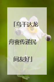 乌干达龙舟赛传递民间友好
