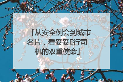 从安全例会到城市名片，看妥妥E行司机的双重使命