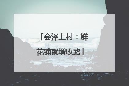 会泽上村：鲜花铺就增收路