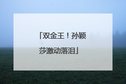 双金王！孙颖莎激动落泪