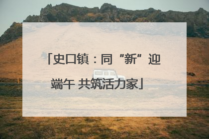 史口镇：同“新”迎端午 共筑活力家