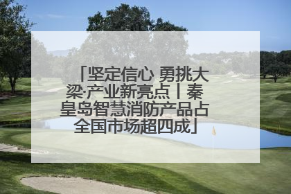 坚定信心 勇挑大梁·产业新亮点丨秦皇岛智慧消防产品占全国市场超四成