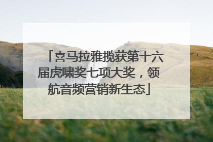 喜马拉雅揽获第十六届虎啸奖七项大奖，领航音频营销新生态