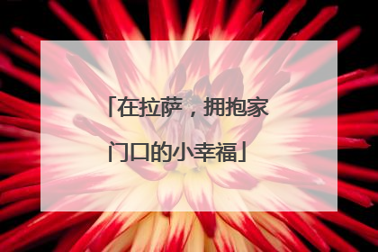 在拉萨，拥抱家门口的小幸福