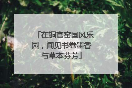 在铜官窑国风乐园，闻见书卷墨香与草本芬芳
