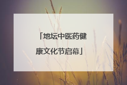 地坛中医药健康文化节启幕