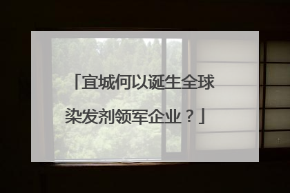宜城何以诞生全球染发剂领军企业？