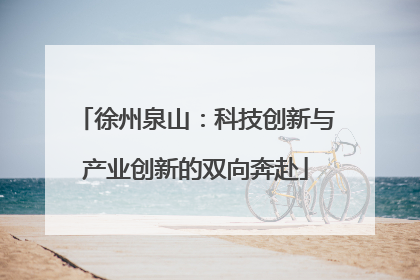 徐州泉山：科技创新与产业创新的双向奔赴