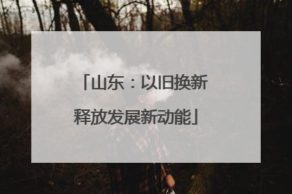 山东：以旧换新释放发展新动能