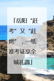 岳阳“赶考”又“赶烤”，一纸准考证享全城礼遇
