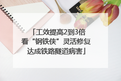 工效提高2到3倍 看“钢铁侠”灵活修复达成铁路隧道病害