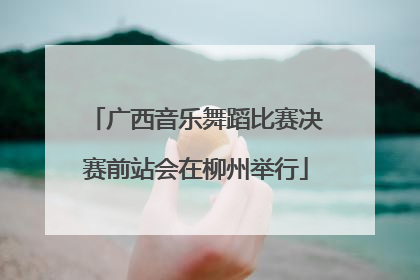 广西音乐舞蹈比赛决赛前站会在柳州举行