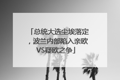 总统大选尘埃落定，波兰内部陷入亲欧VS疑欧之争