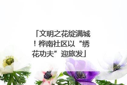 文明之花绽满城！桦南社区以“绣花功夫”迎旅发