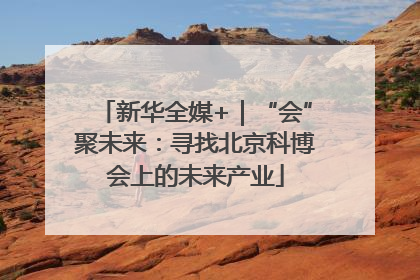 新华全媒+｜“会”聚未来：寻找北京科博会上的未来产业