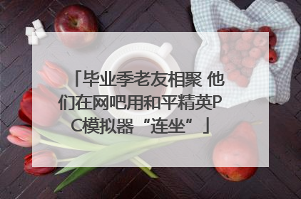 毕业季老友相聚 他们在网吧用和平精英PC模拟器“连坐”