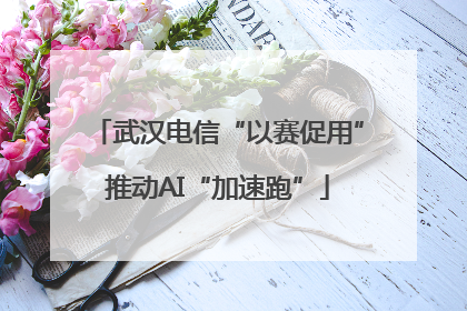 武汉电信“以赛促用”推动AI“加速跑”
