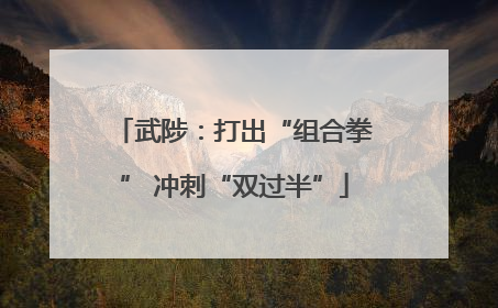 武陟：打出“组合拳” 冲刺“双过半”