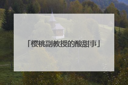 樱桃副教授的酸甜事