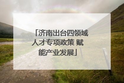 济南出台四领域人才专项政策 赋能产业发展