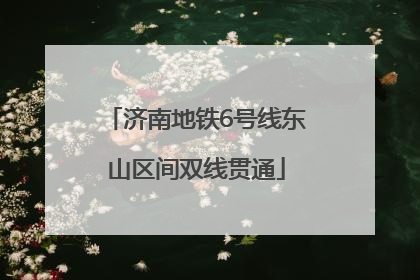 济南地铁6号线东山区间双线贯通