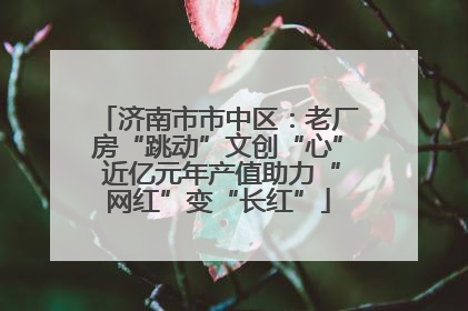 济南市市中区：老厂房“跳动”文创“心” 近亿元年产值助力“网红”变“长红”