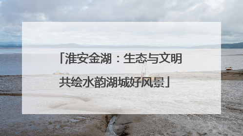 淮安金湖：生态与文明共绘水韵湖城好风景