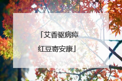 艾香驱病瘴 红豆寄安康