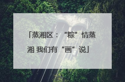 蒸湘区：“粽”情蒸湘 我们有“画”说