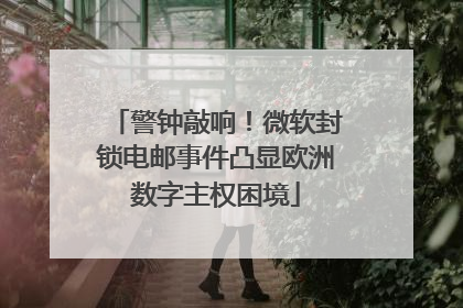 警钟敲响！微软封锁电邮事件凸显欧洲数字主权困境