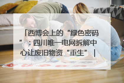 西博会上的“绿色密码”：四川唯一电网拆解中心让废旧物资“重生”｜西博寻“新”记