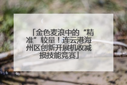 金色麦浪中的“精准”较量！连云港海州区创新开展机收减损技能竞赛