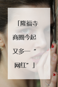 隆福寺商圈今起又多一“网红”