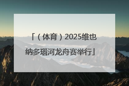 （体育）2025维也纳多瑙河龙舟赛举行
