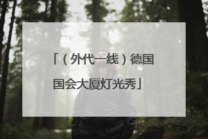 （外代一线）德国国会大厦灯光秀