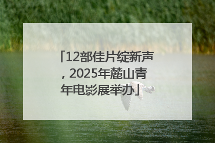12部佳片绽新声，2025年麓山青年电影展举办