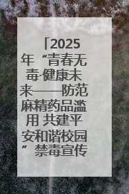 2025年“青春无毒·健康未来——防范麻精药品滥用 共建平安和谐校园”禁毒宣传专题活动在咸宁举行